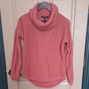 Banana Republic Pink Cowl Neck Sweater